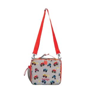 Kids Monster Truck Lunch Bag with Red Accents